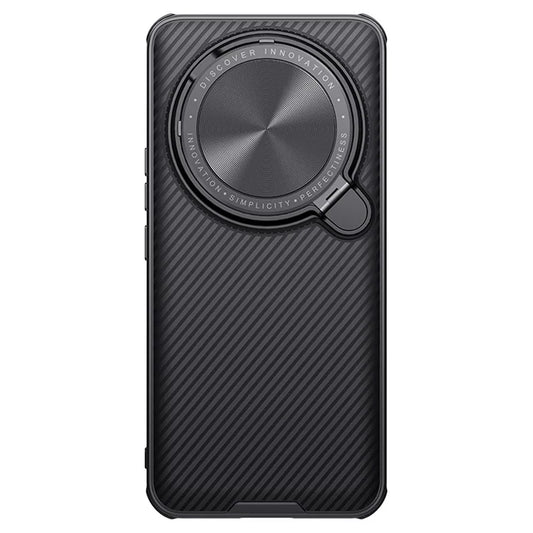 NILLKIN CamShield Prop Magnetic Series for Xiaomi 14 Ultra Case PC+TPU Phone Cover with Camera Cover / Kickstand