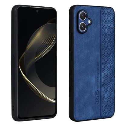 AZNS For Samsung Galaxy A05 4G Case PU Leather Coated TPU Phone Cover