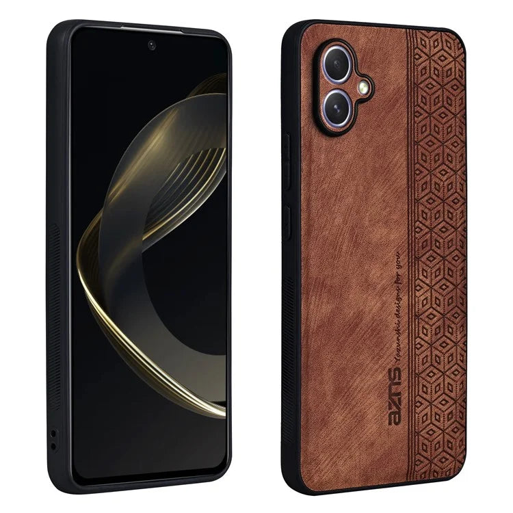 AZNS For Samsung Galaxy A05 4G Case PU Leather Coated TPU Phone Cover
