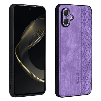 AZNS For Samsung Galaxy A05 4G Case PU Leather Coated TPU Phone Cover