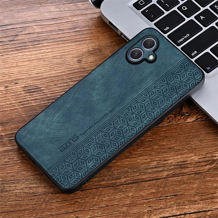 AZNS For Samsung Galaxy A05 4G Case PU Leather Coated TPU Phone Cover