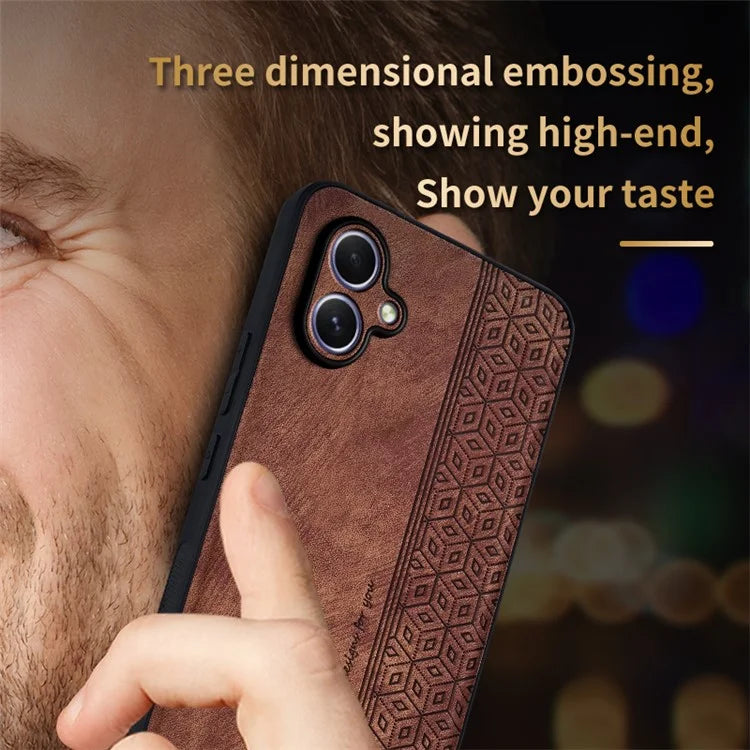 AZNS For Samsung Galaxy A05 4G Case PU Leather Coated TPU Phone Cover
