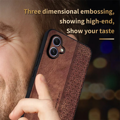 AZNS For Samsung Galaxy A05 4G Case PU Leather Coated TPU Phone Cover