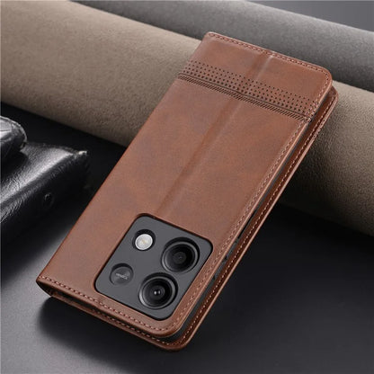AZNS For Xiaomi Redmi Note 13 5G Case PU Leather Flip Folio Phone Cover with Card Holders