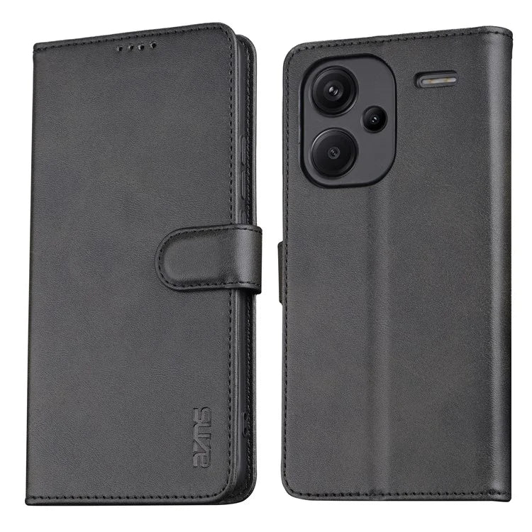 AZNS For Xiaomi Redmi Note 13 Pro+ 5G Leather Case Stand TPU Inner Shell Phone Cover