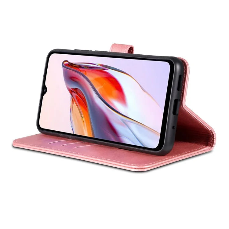 AZNS For Xiaomi Redmi Note 13 Pro+ 5G Leather Case Stand TPU Inner Shell Phone Cover