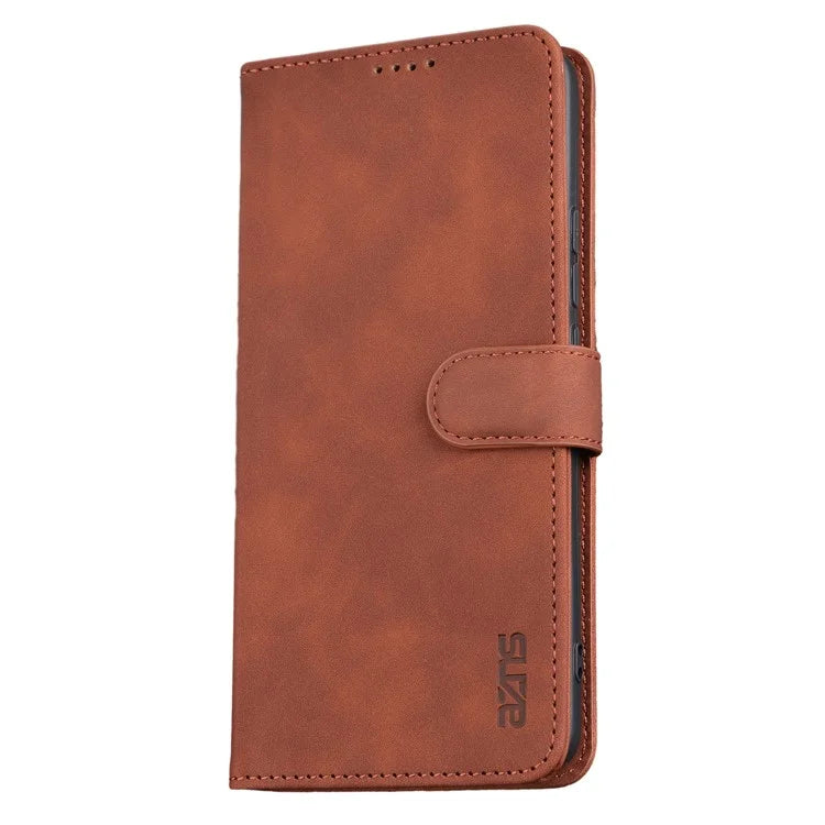 AZNS For Xiaomi Redmi Note 13 5G Cell Phone Case Leather+TPU Inner Stand Cover