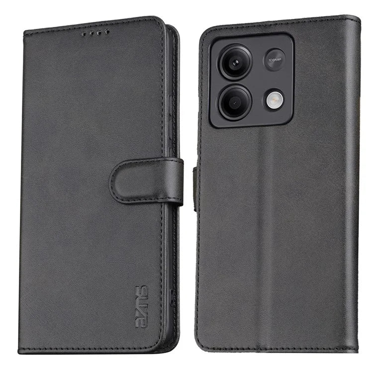 AZNS For Xiaomi Redmi Note 13 5G Cell Phone Case Leather+TPU Inner Stand Cover
