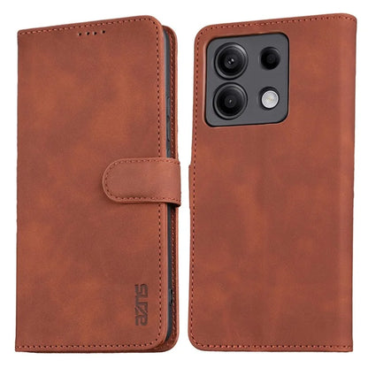 AZNS For Xiaomi Redmi Note 13 Pro 5G / Poco X6 5G Wallet Case TPU+Leather Smart Phone Cover
