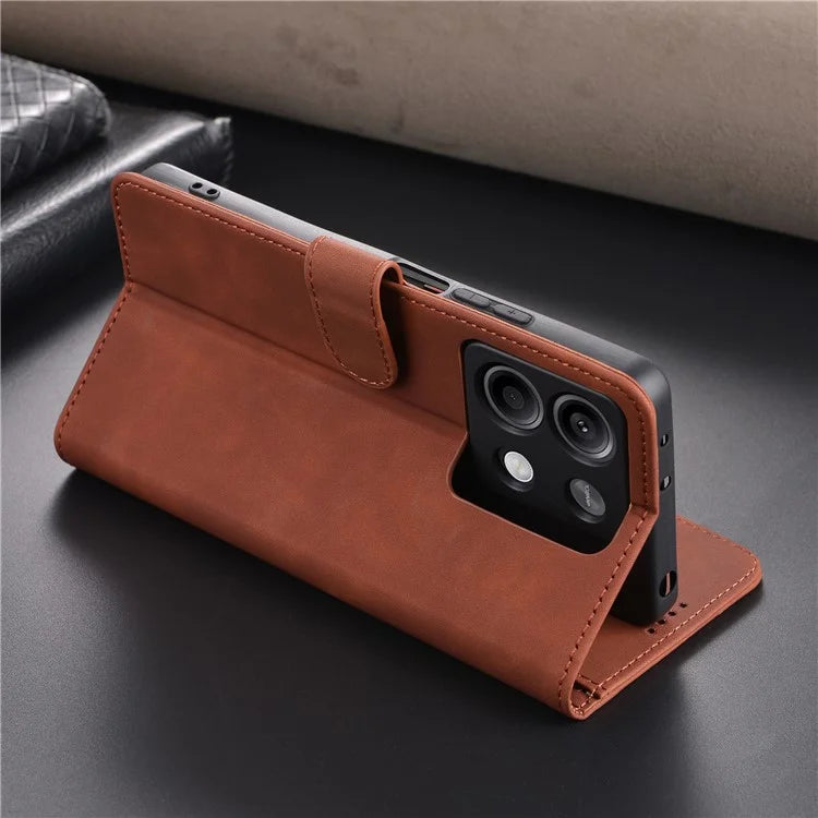 AZNS For Xiaomi Redmi Note 13 Pro 5G / Poco X6 5G Wallet Case TPU+Leather Smart Phone Cover