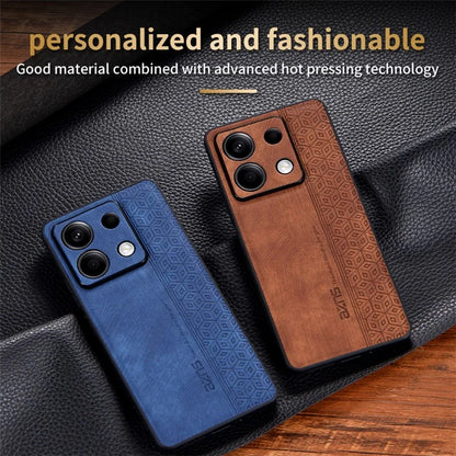 AZNS For Xiaomi Redmi Note 13 Pro 5G / Poco X6 5G Phone Case PU Leather Coated TPU Anti-fall Cover