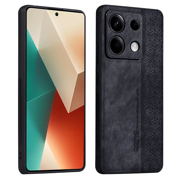 AZNS For Xiaomi Redmi Note 13 Pro 5G / Poco X6 5G Phone Case PU Leather Coated TPU Anti-fall Cover