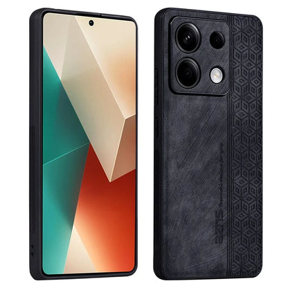 AZNS For Xiaomi Redmi Note 13 Pro 5G / Poco X6 5G Phone Case PU Leather Coated TPU Anti-fall Cover