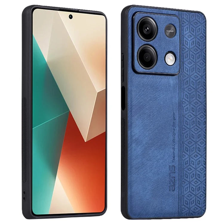 AZNS For Xiaomi Redmi Note 13 5G Case PU Leather+TPU Imprinted Pattern Cover