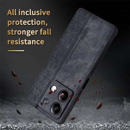 AZNS For Xiaomi Redmi Note 13 5G Case PU Leather+TPU Imprinted Pattern Cover