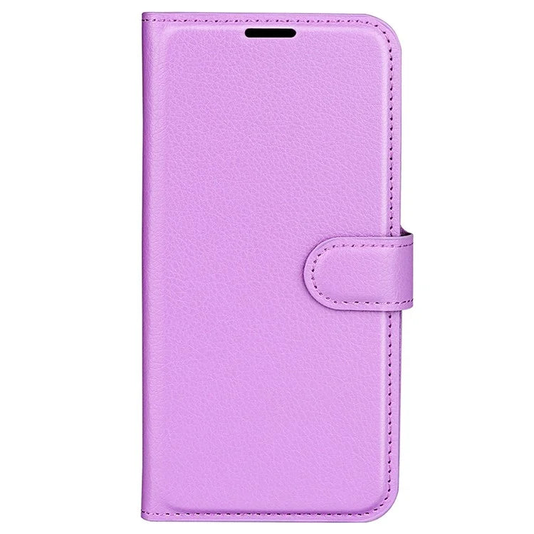 For OnePlus 12R 5G / Ace 3 5G Case Litchi Texture Leather Wallet Flip Cover