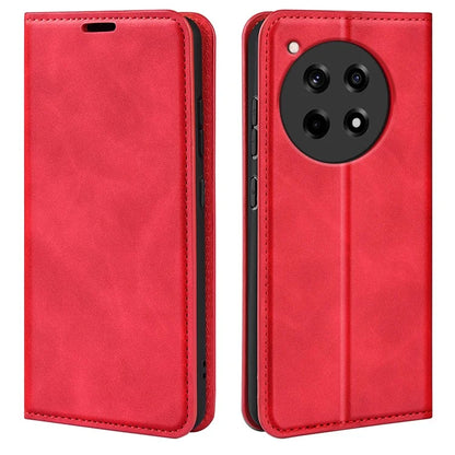 For OnePlus 12R 5G / Ace 3 5G Case PU Leather Wallet Phone Cover Auto-absorbed