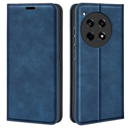 For OnePlus 12R 5G / Ace 3 5G Case PU Leather Wallet Phone Cover Auto-absorbed