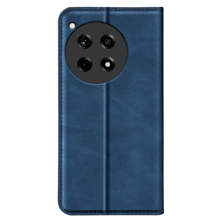 For OnePlus 12R 5G / Ace 3 5G Case PU Leather Wallet Phone Cover Auto-absorbed