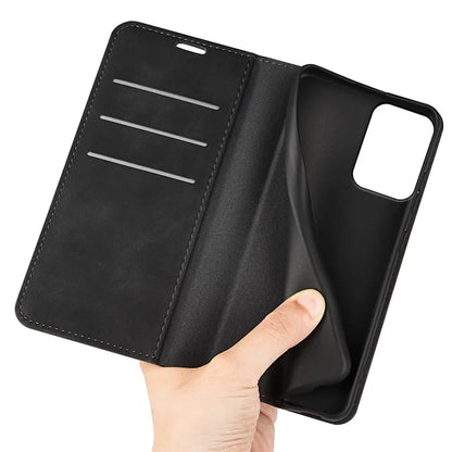 For Motorola Moto G34 5G Case PU Leather Stand View Magnetic Protect Phone Cover