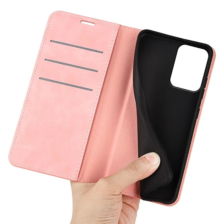 For Motorola Moto G34 5G Case PU Leather Stand View Magnetic Protect Phone Cover