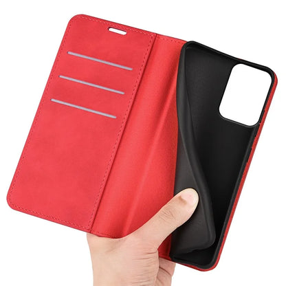 For Motorola Moto G34 5G Case PU Leather Stand View Magnetic Protect Phone Cover