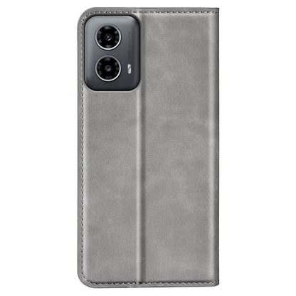 For Motorola Moto G34 5G Case PU Leather Stand View Magnetic Protect Phone Cover