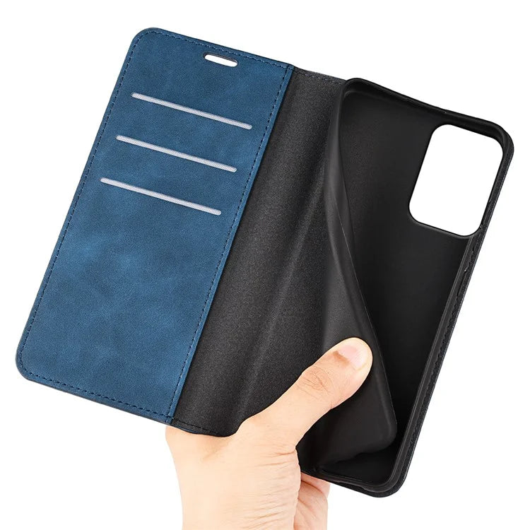 For Motorola Moto G34 5G Case PU Leather Stand View Magnetic Protect Phone Cover