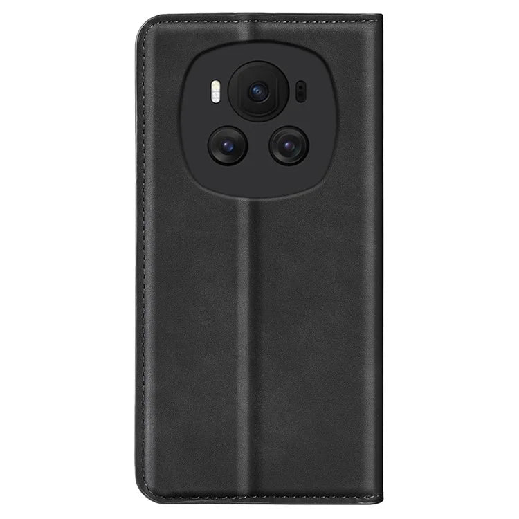 For Honor Magic6 5G Protective Case Skin-Touch PU Leather Phone Cover