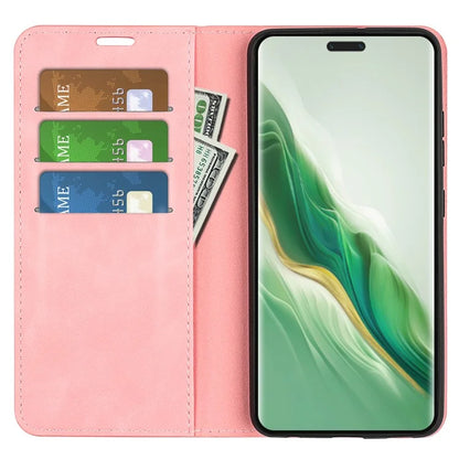 For Honor Magic6 5G Protective Case Skin-Touch PU Leather Phone Cover