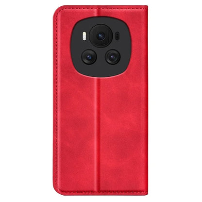 For Honor Magic6 5G Protective Case Skin-Touch PU Leather Phone Cover