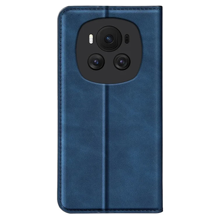 For Honor Magic6 5G Protective Case Skin-Touch PU Leather Phone Cover