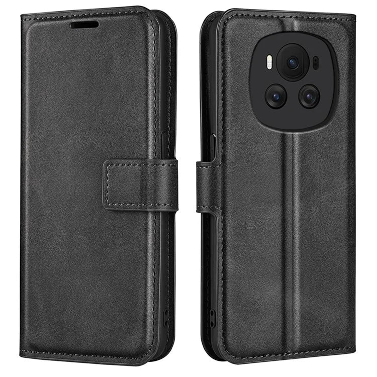 For Honor Magic6 5G Wallet Case Magnetic Closure PU Leather Phone Cover