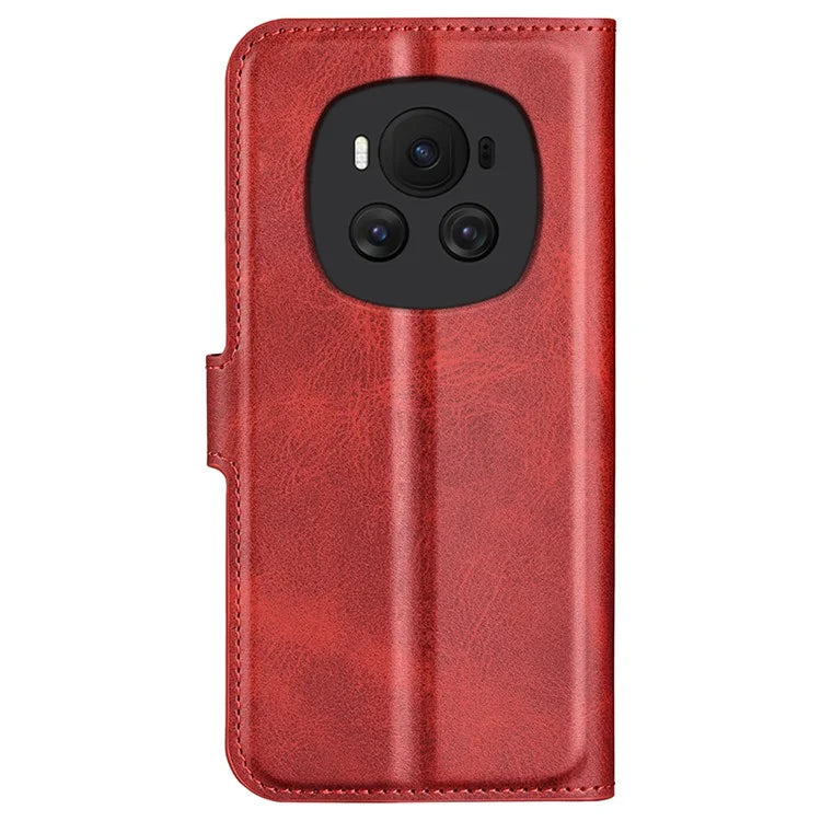 For Honor Magic6 5G Wallet Case Magnetic Closure PU Leather Phone Cover
