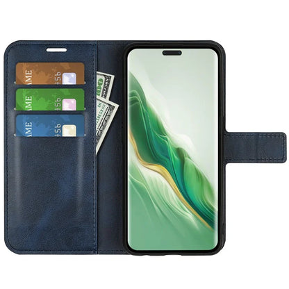 For Honor Magic6 5G Wallet Case Magnetic Closure PU Leather Phone Cover