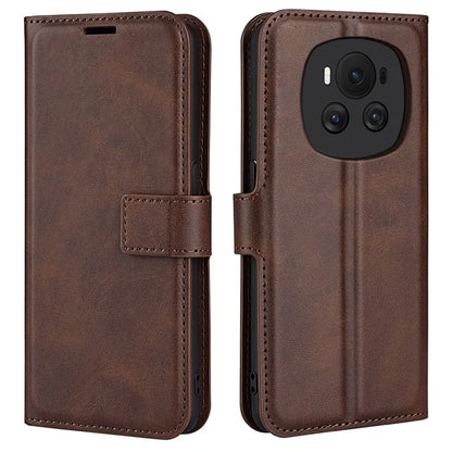 For Honor Magic6 5G Wallet Case Magnetic Closure PU Leather Phone Cover
