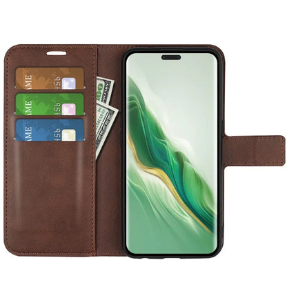 For Honor Magic6 5G Wallet Case Magnetic Closure PU Leather Phone Cover