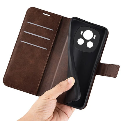 For Honor Magic6 5G Wallet Case Magnetic Closure PU Leather Phone Cover
