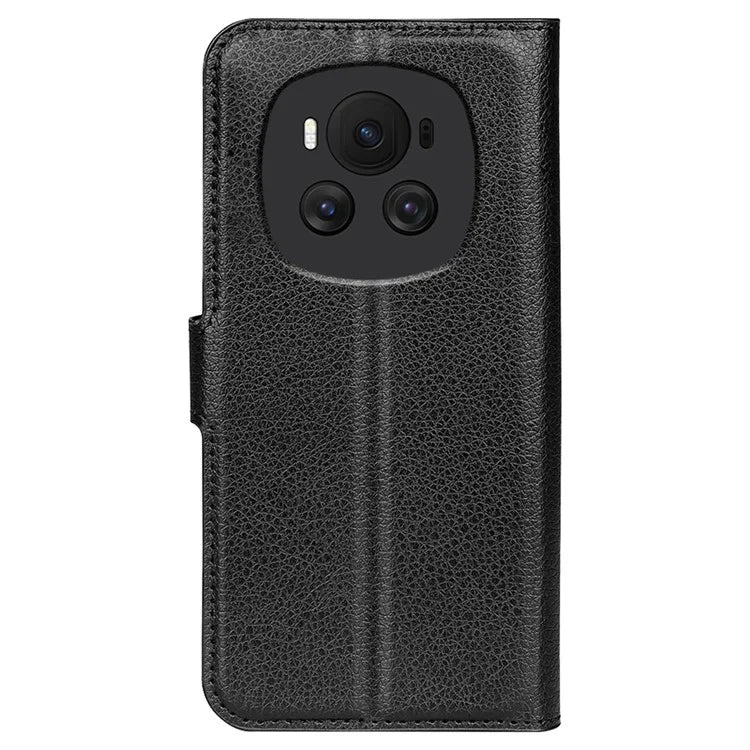 For Honor Magic6 5G Case Litchi Texture PU Leather Phone Cover