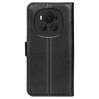 For Honor Magic6 5G Case Litchi Texture PU Leather Phone Cover