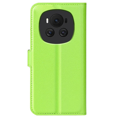 For Honor Magic6 5G Case Litchi Texture PU Leather Phone Cover