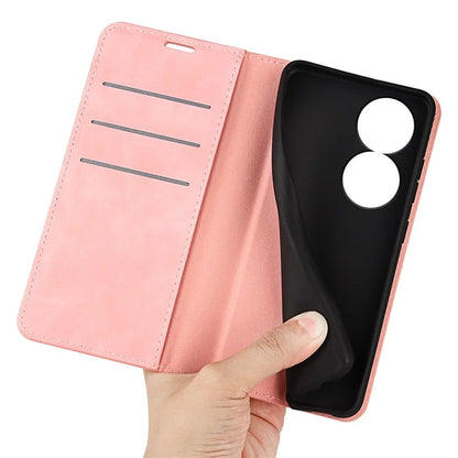 For Honor X7b 4G Shockproof Case Skin-Touch PU Leather Phone Cover