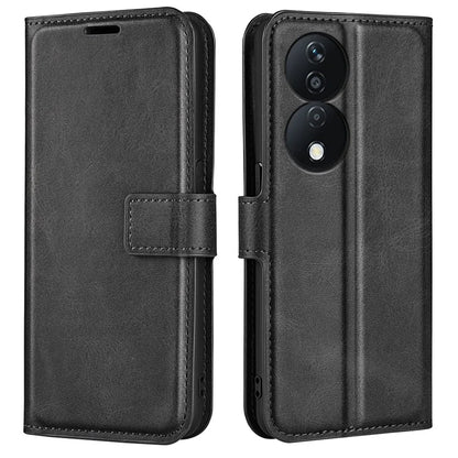 For Honor X7b 4G Wallet Phone Case Magnetic Closure PU Leather Flip Cover