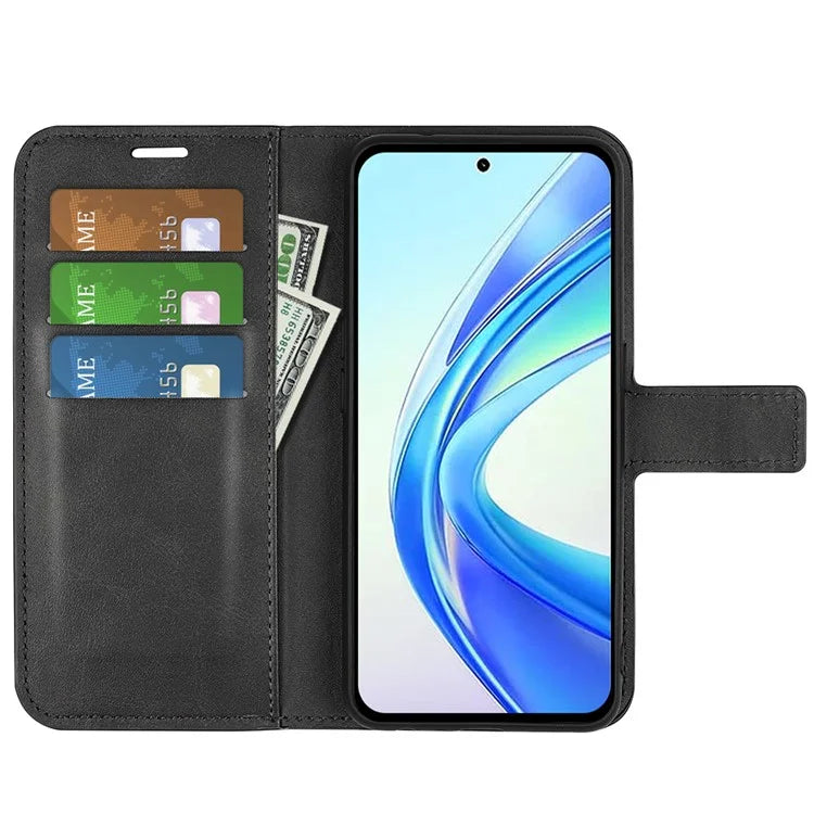 For Honor X7b 4G Wallet Phone Case Magnetic Closure PU Leather Flip Cover