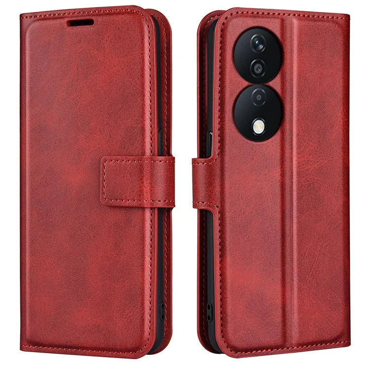 For Honor X7b 4G Wallet Phone Case Magnetic Closure PU Leather Flip Cover