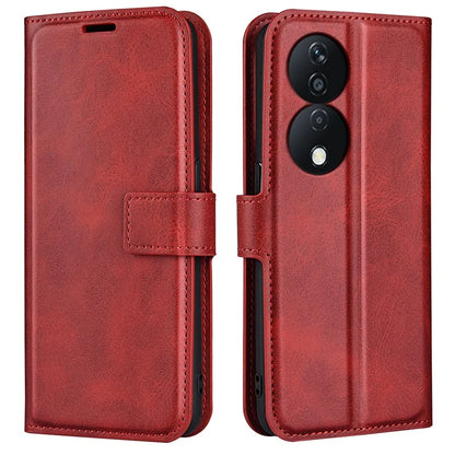 For Honor X7b 4G Wallet Phone Case Magnetic Closure PU Leather Flip Cover