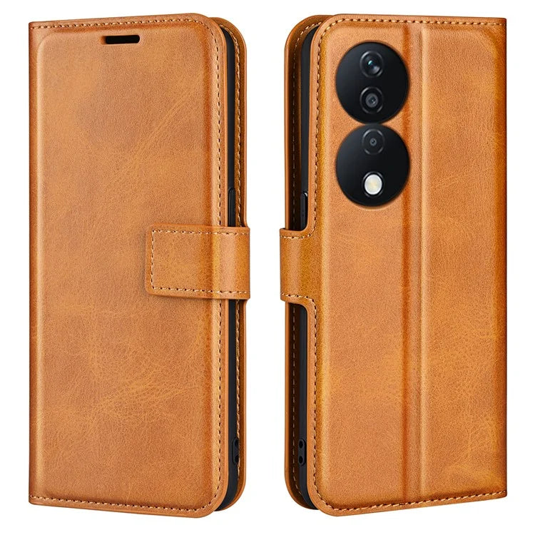 For Honor X7b 4G Wallet Phone Case Magnetic Closure PU Leather Flip Cover