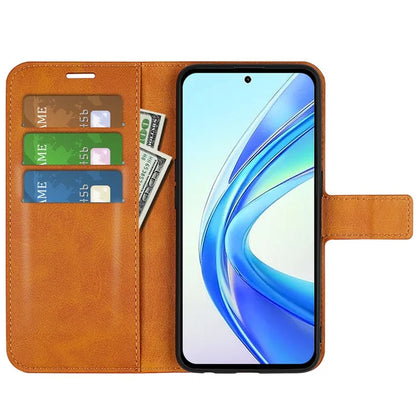 For Honor X7b 4G Wallet Phone Case Magnetic Closure PU Leather Flip Cover