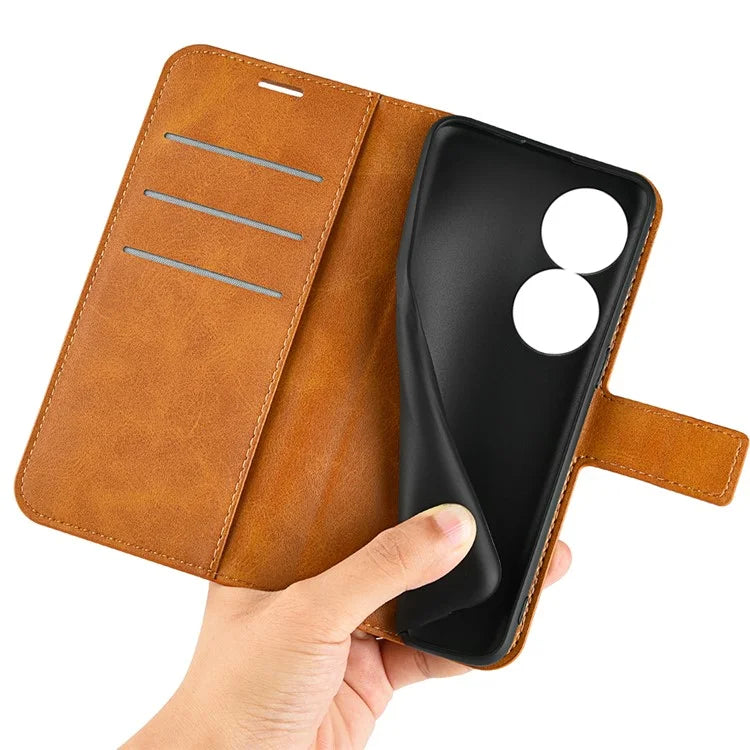 For Honor X7b 4G Wallet Phone Case Magnetic Closure PU Leather Flip Cover