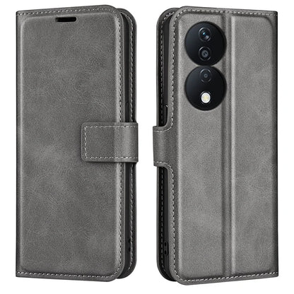For Honor X7b 4G Wallet Phone Case Magnetic Closure PU Leather Flip Cover